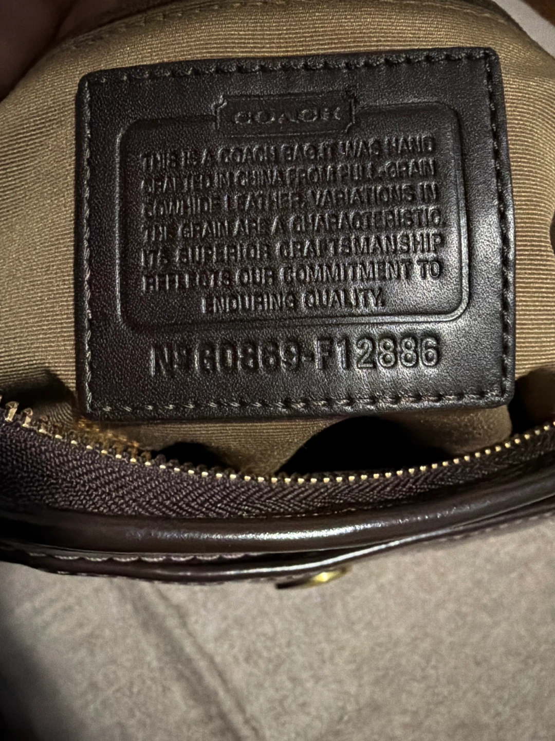 Coach Brown Leather Hobo Shoulder Bag - photo 4