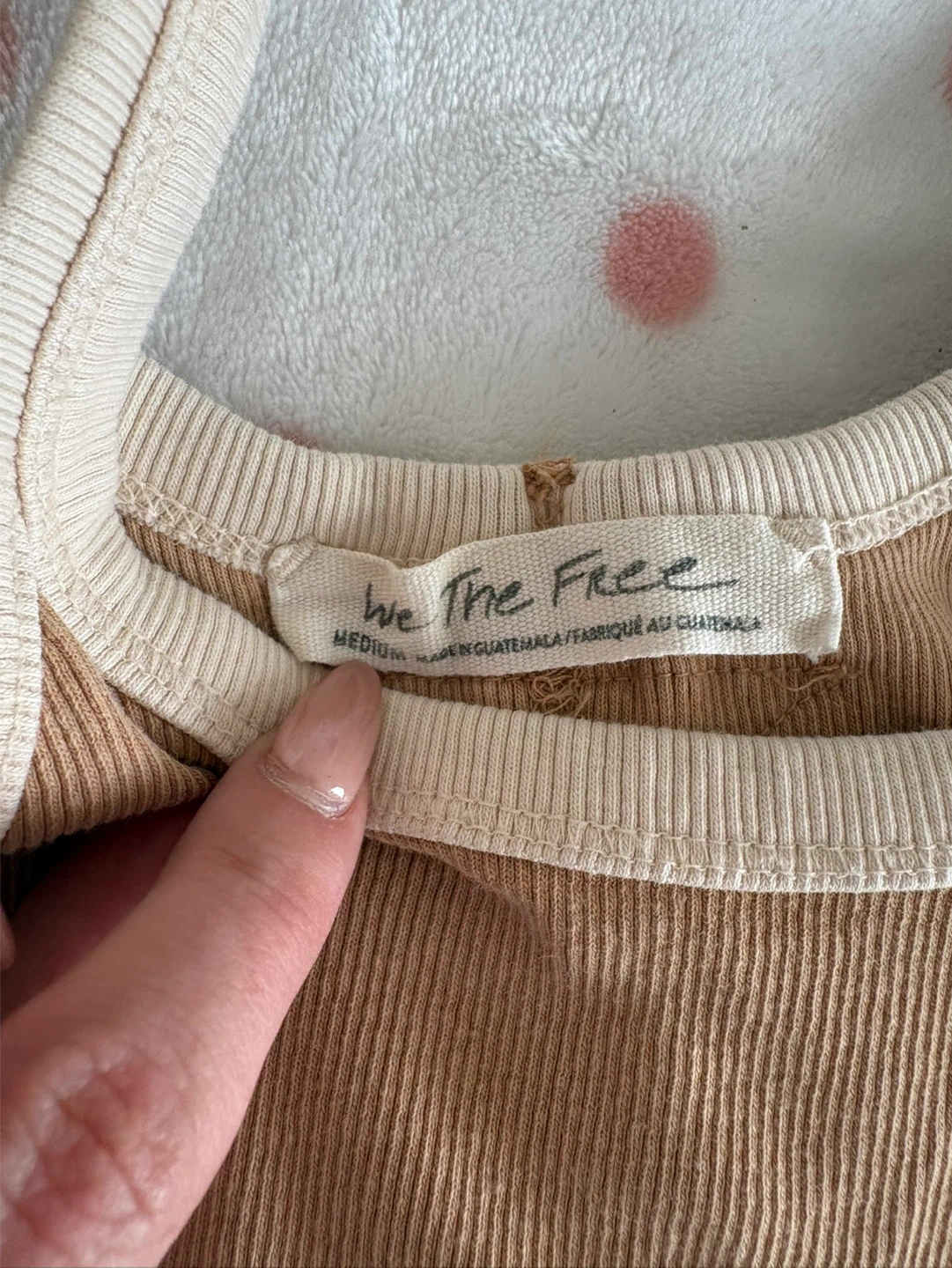 We The Free Ribbed Tank Top - Medium - photo 2