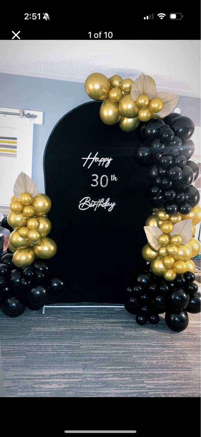 Birthday Balloon Arch and Pedestal Rentals - photo 4