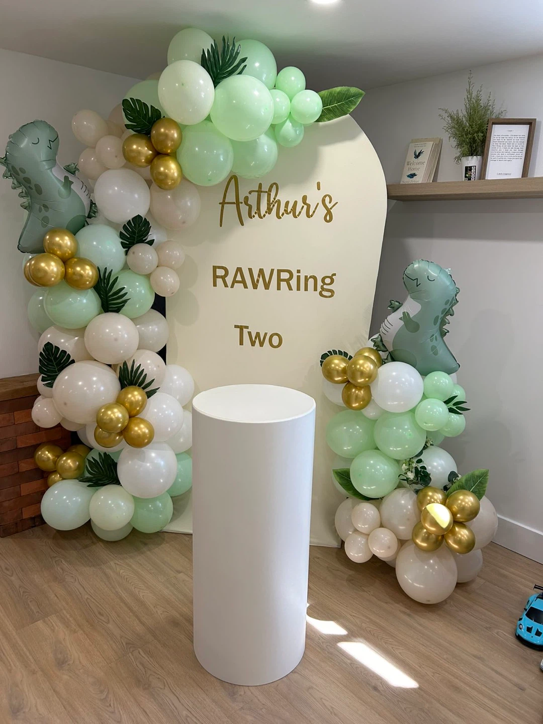Birthday Balloon Arch and Pedestal Rentals