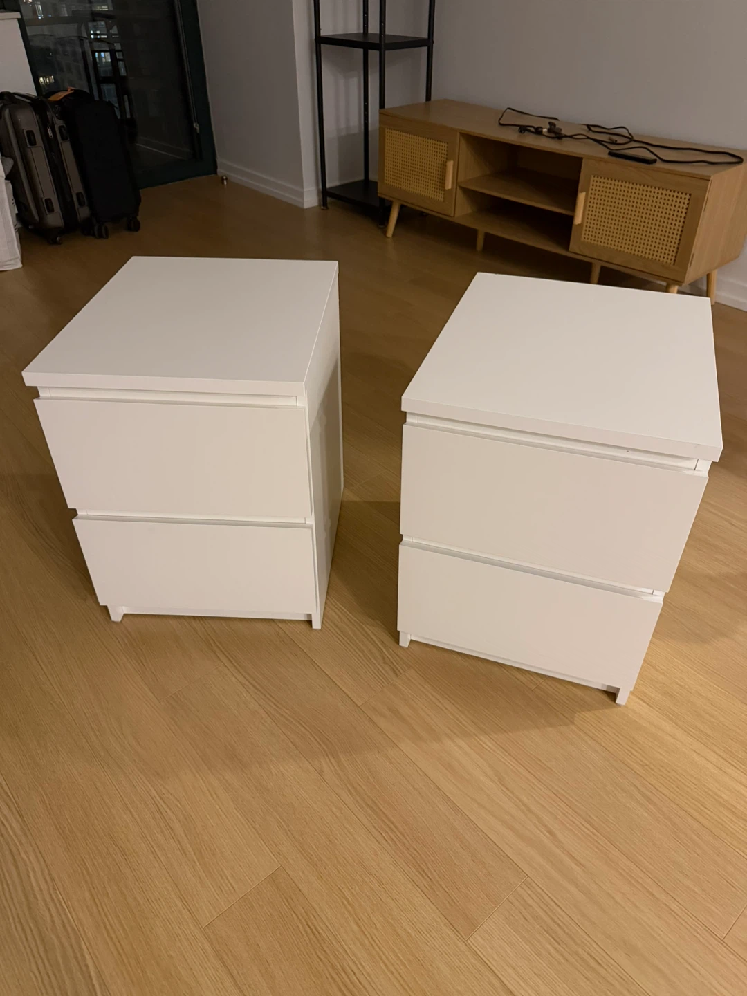 IKEA Malm 2-Drawer Nightstand  (set of 2)