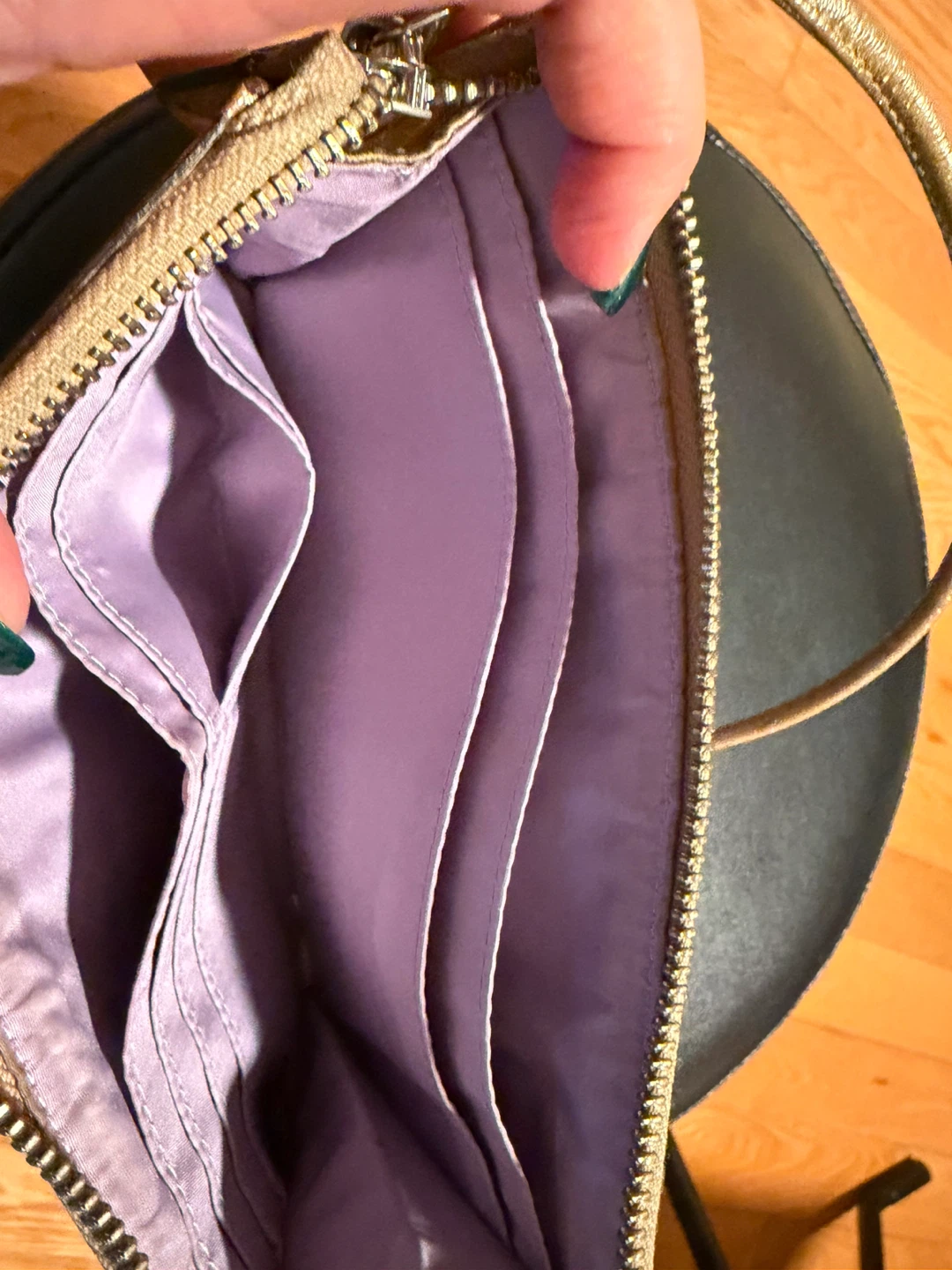 Coach Poppy Gold Monogram Wristlet - photo 3