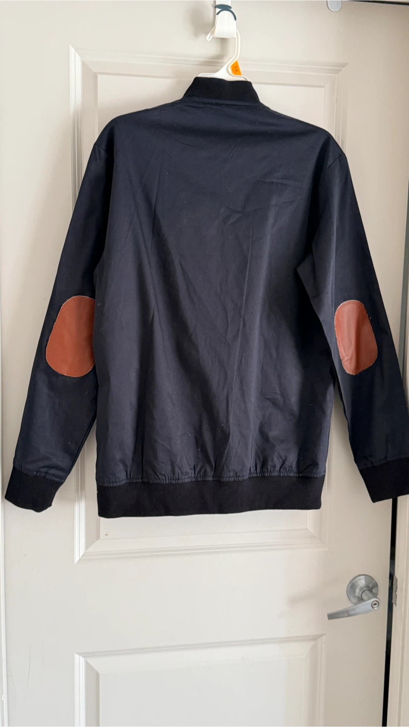 French Crown Bomber Jacket with Lion Design - photo 3