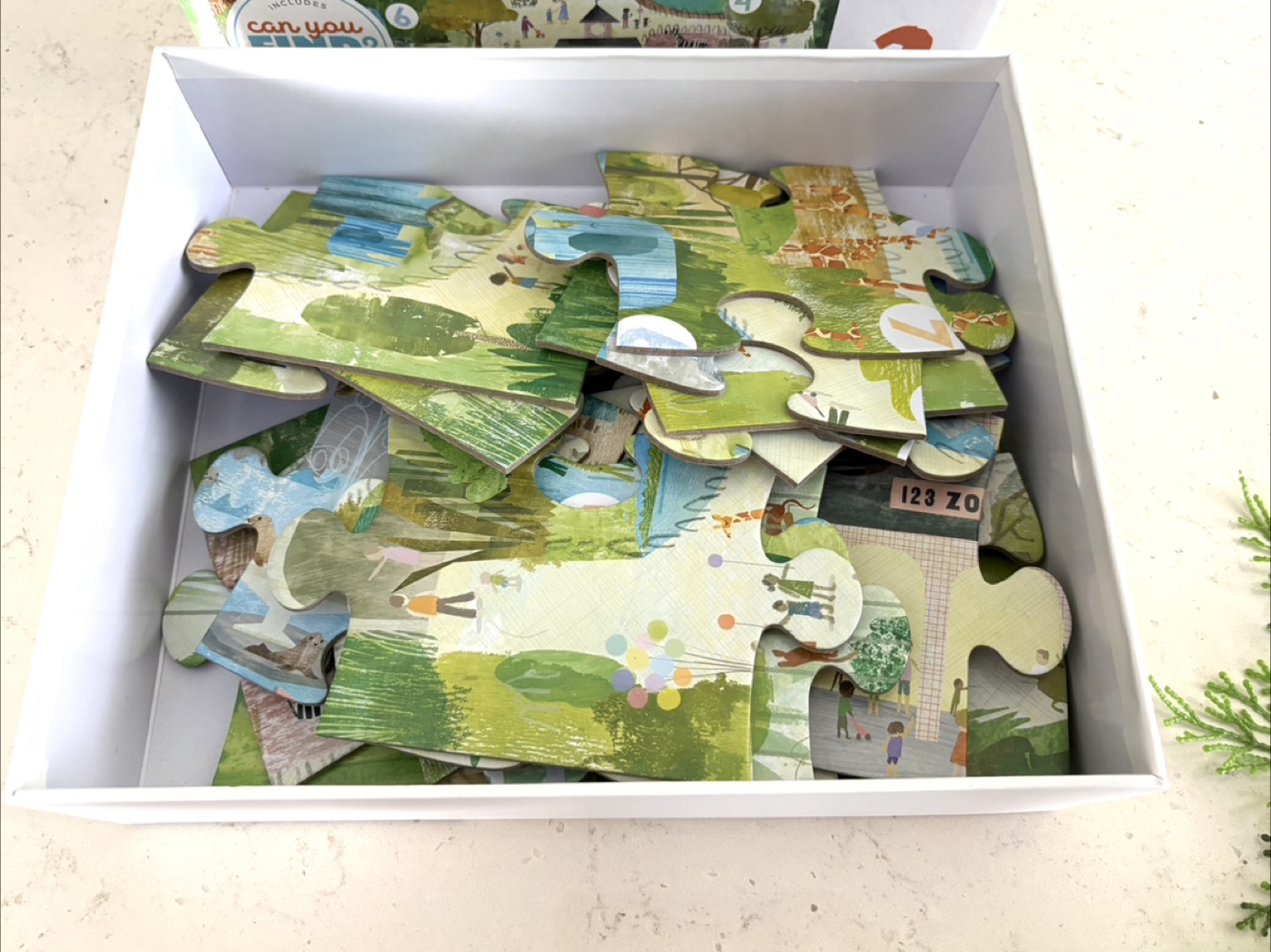 Crocodile Creek 123 Zoo Floor Puzzle - photo 3
