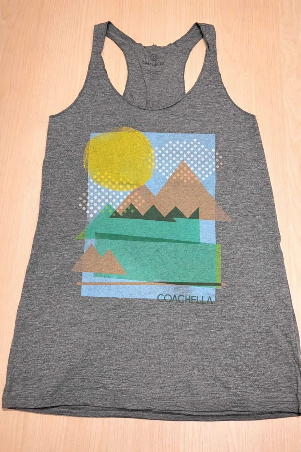 Coachella Tank Top Women’s Large Authentic Festival Shirt