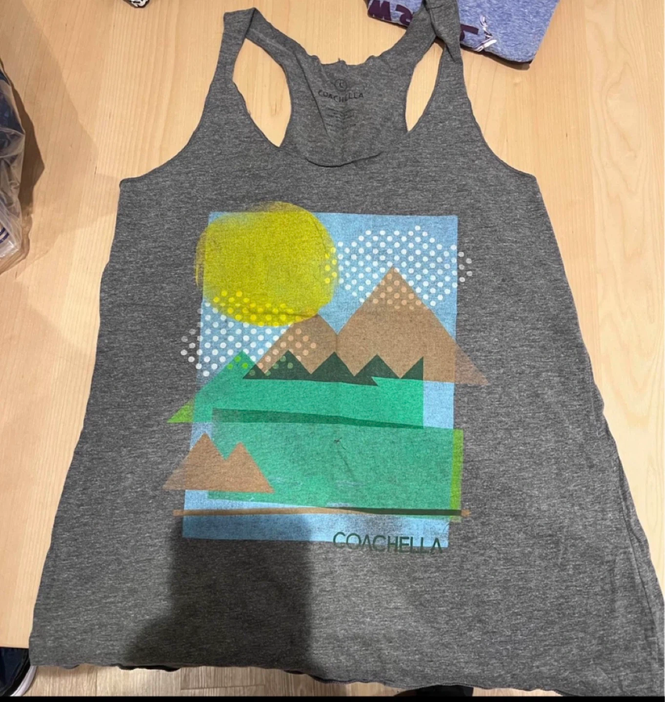 Coachella Tank Top Women’s Large Authentic Festival Shirt - photo 2