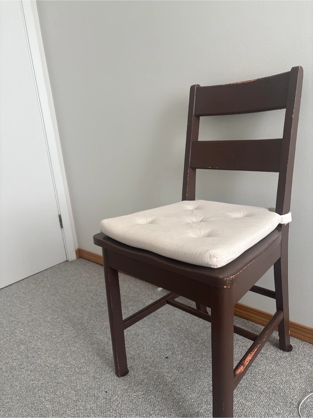 Wooden Dining Chair with Cushion
