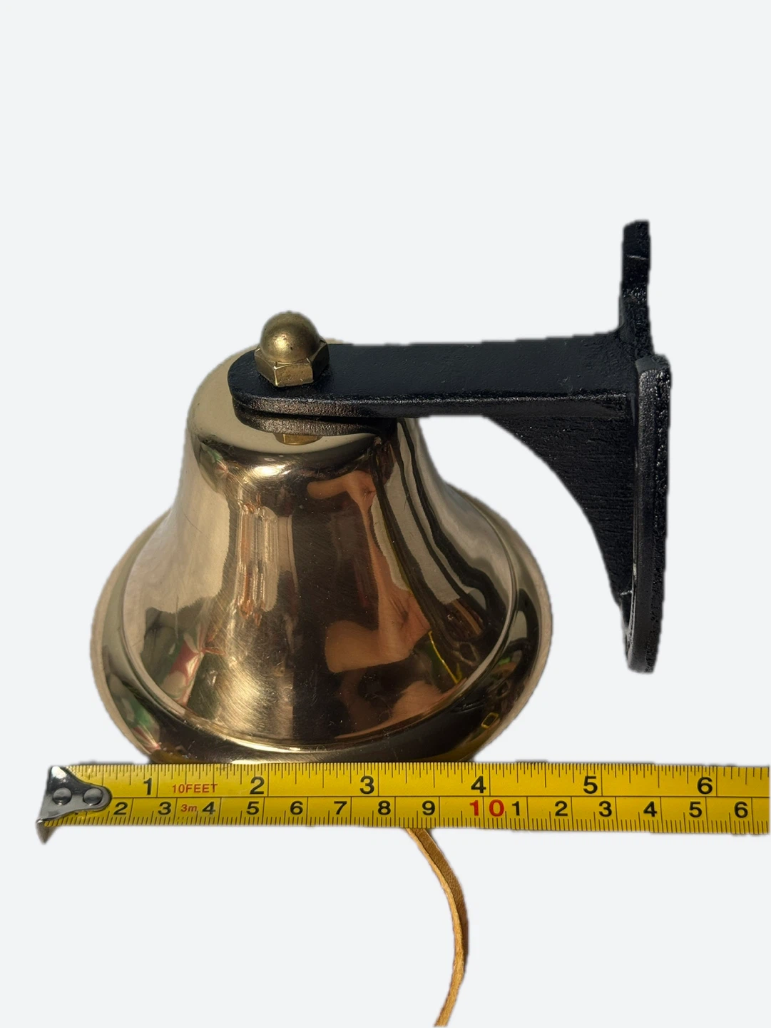 NEW Brass Bell with Horseshoe Mount