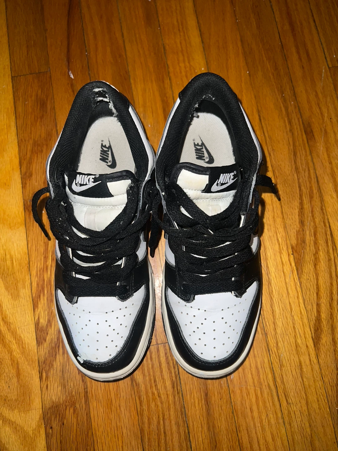 Nike Dunk Low Black White Sneakers - photo 5