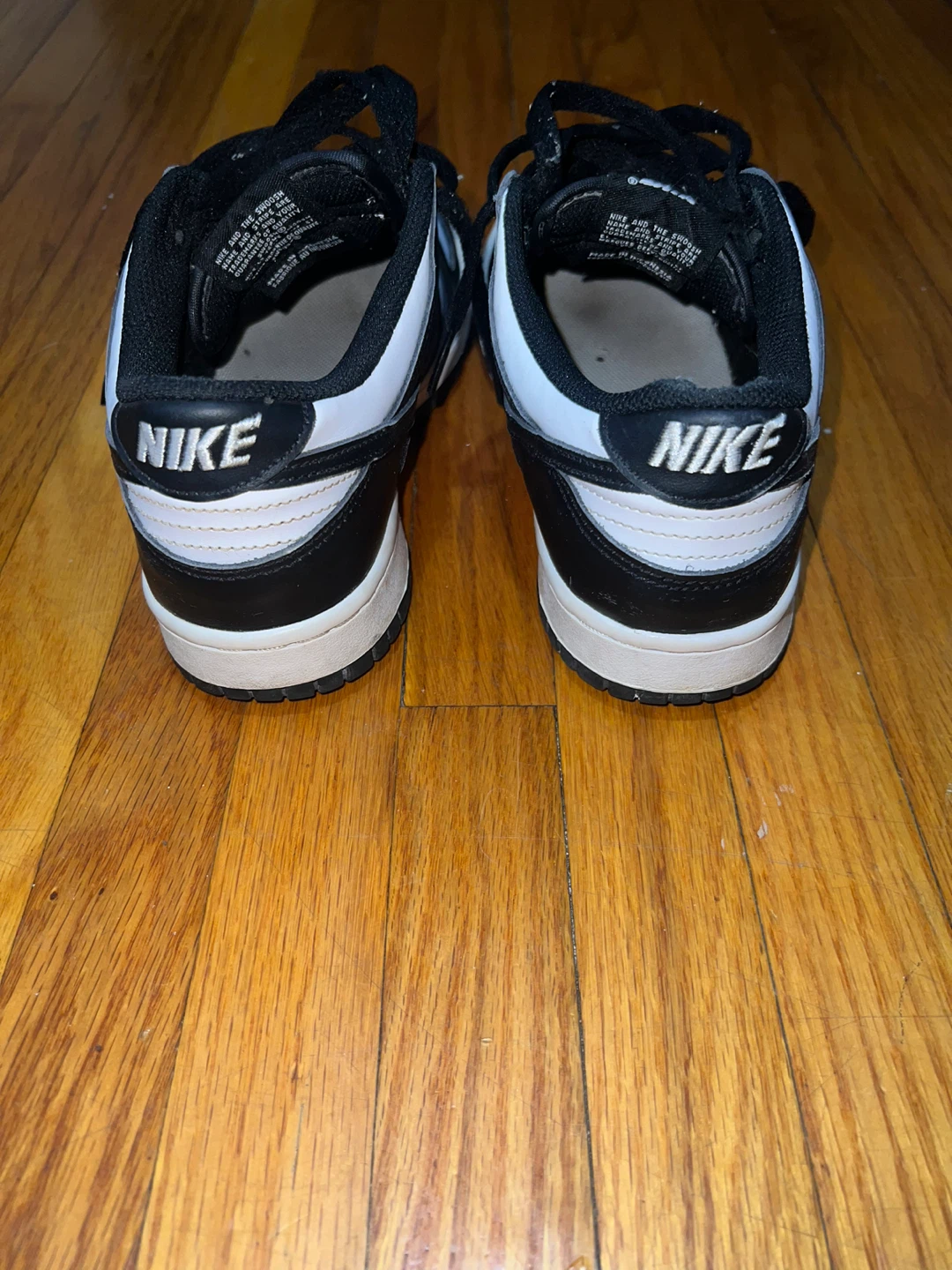 Nike Dunk Low Black White Sneakers - photo 3