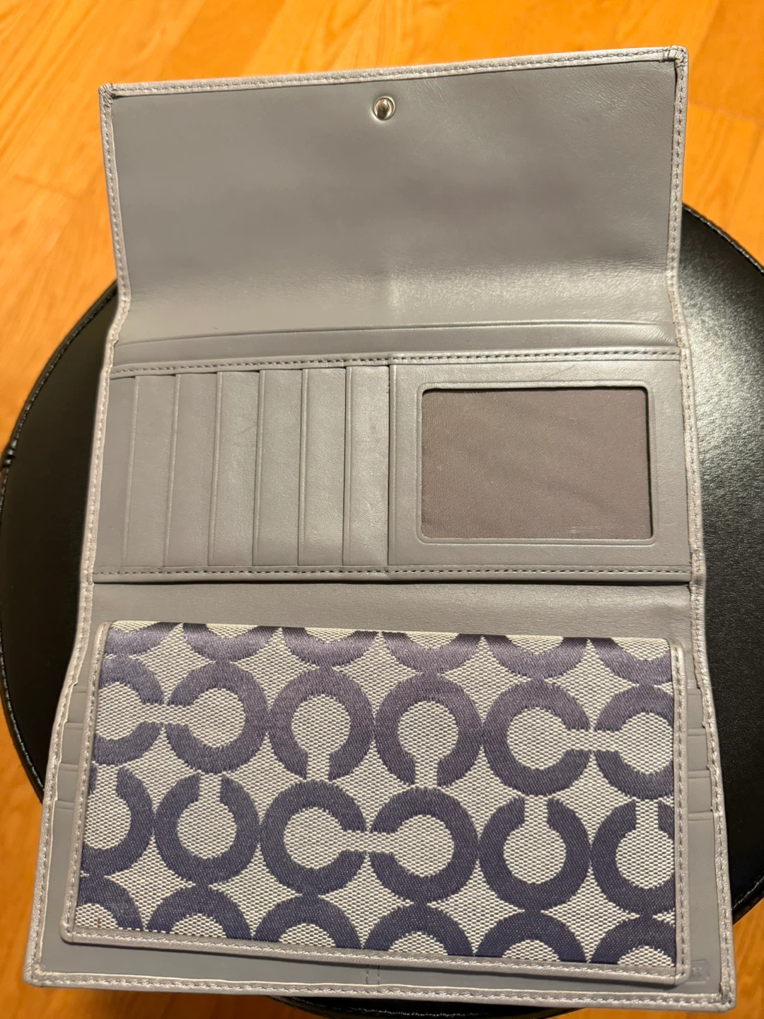 Coach Wallet with Check Book Holder - photo 3