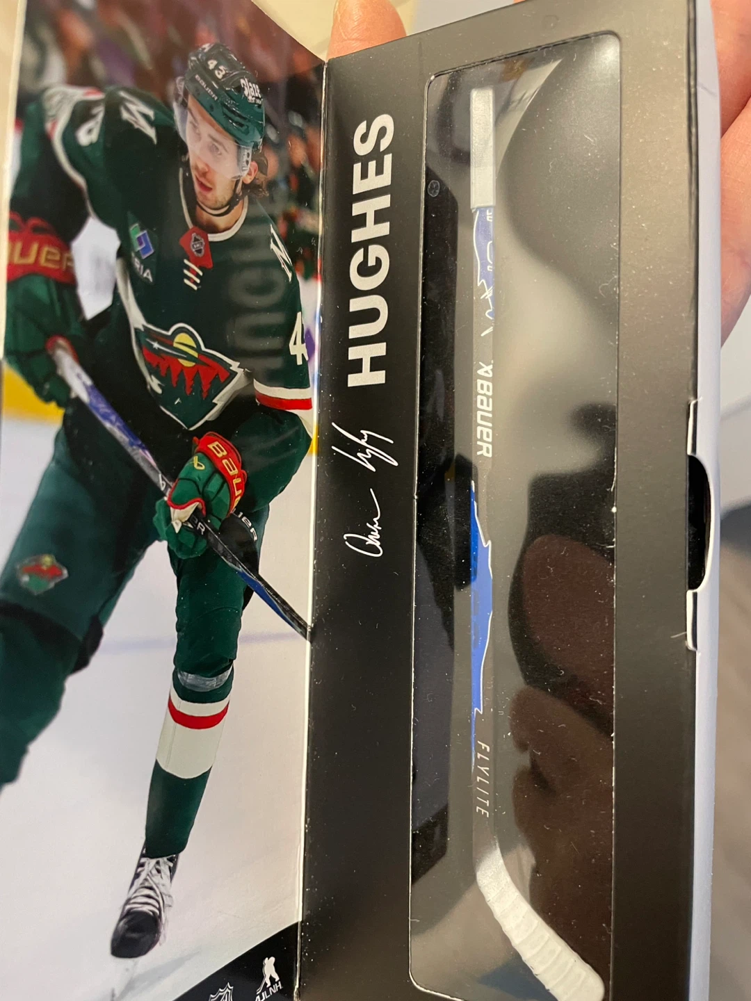 Quinn Hughes McDonald’s mini stick trade Celebrini