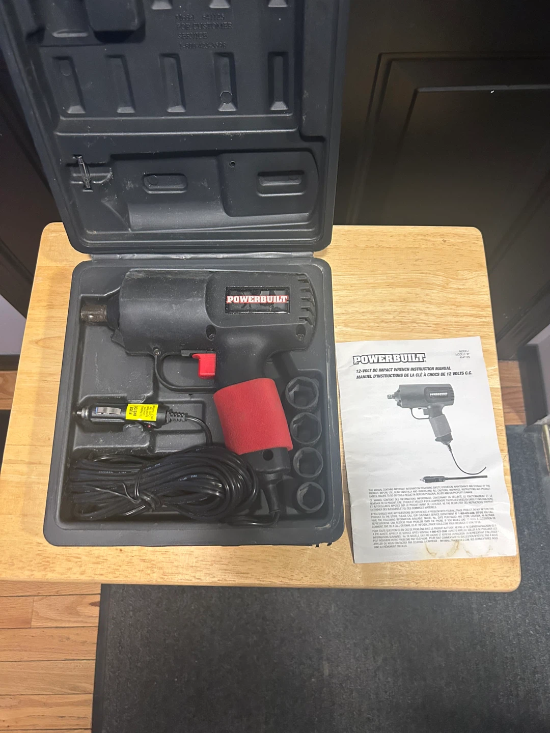 Powerbuilt 12-Volt DC Impact Wrench #641125