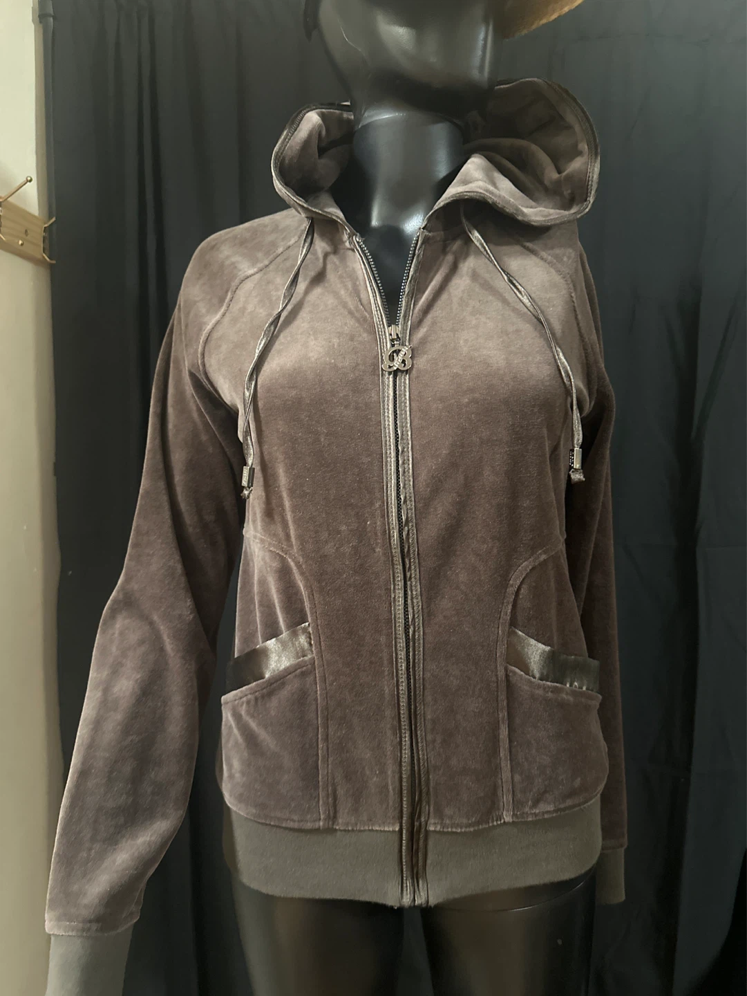 BCBG Velour Hoodie