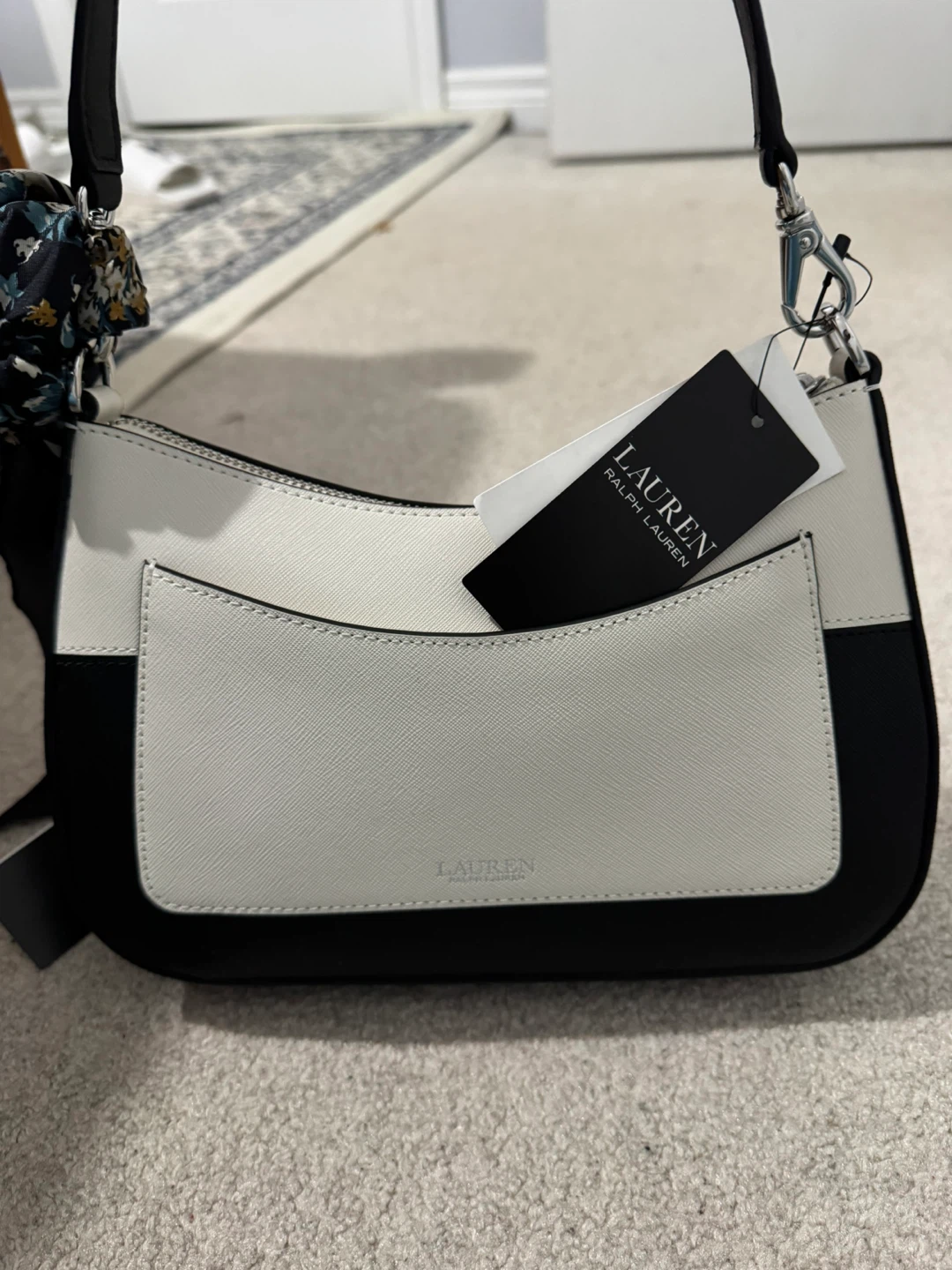 Brand New Lauren Ralph Lauren Shoulder Bag with Scarf - photo 4