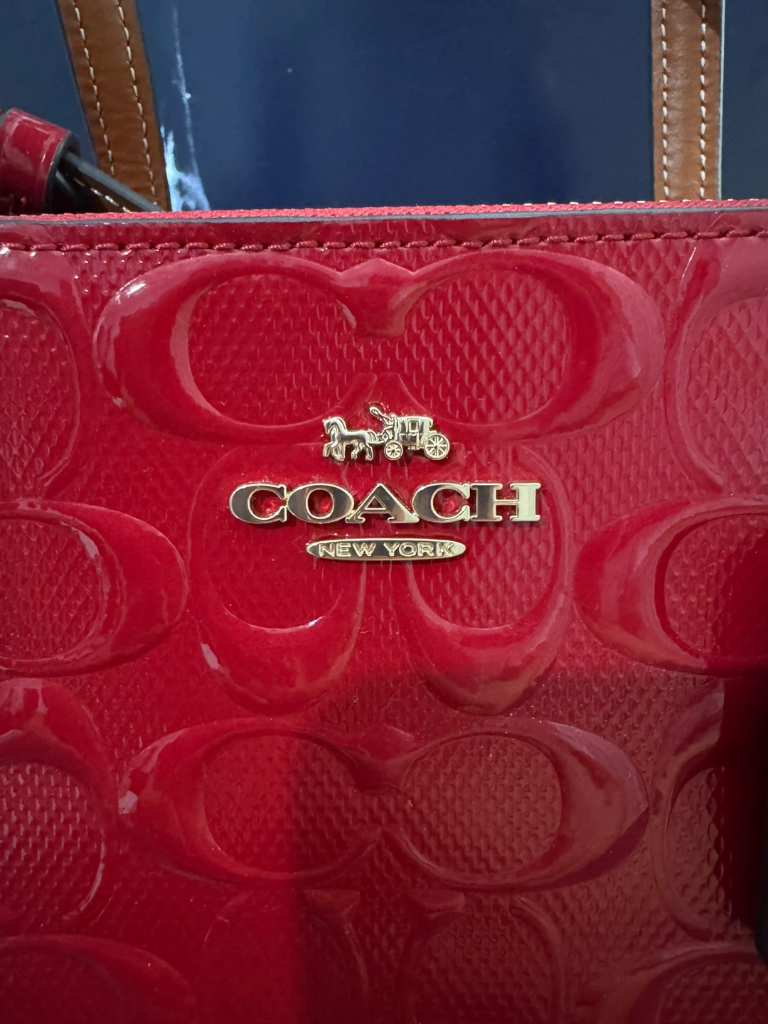 Brand New Red Coach Purse - photo 2