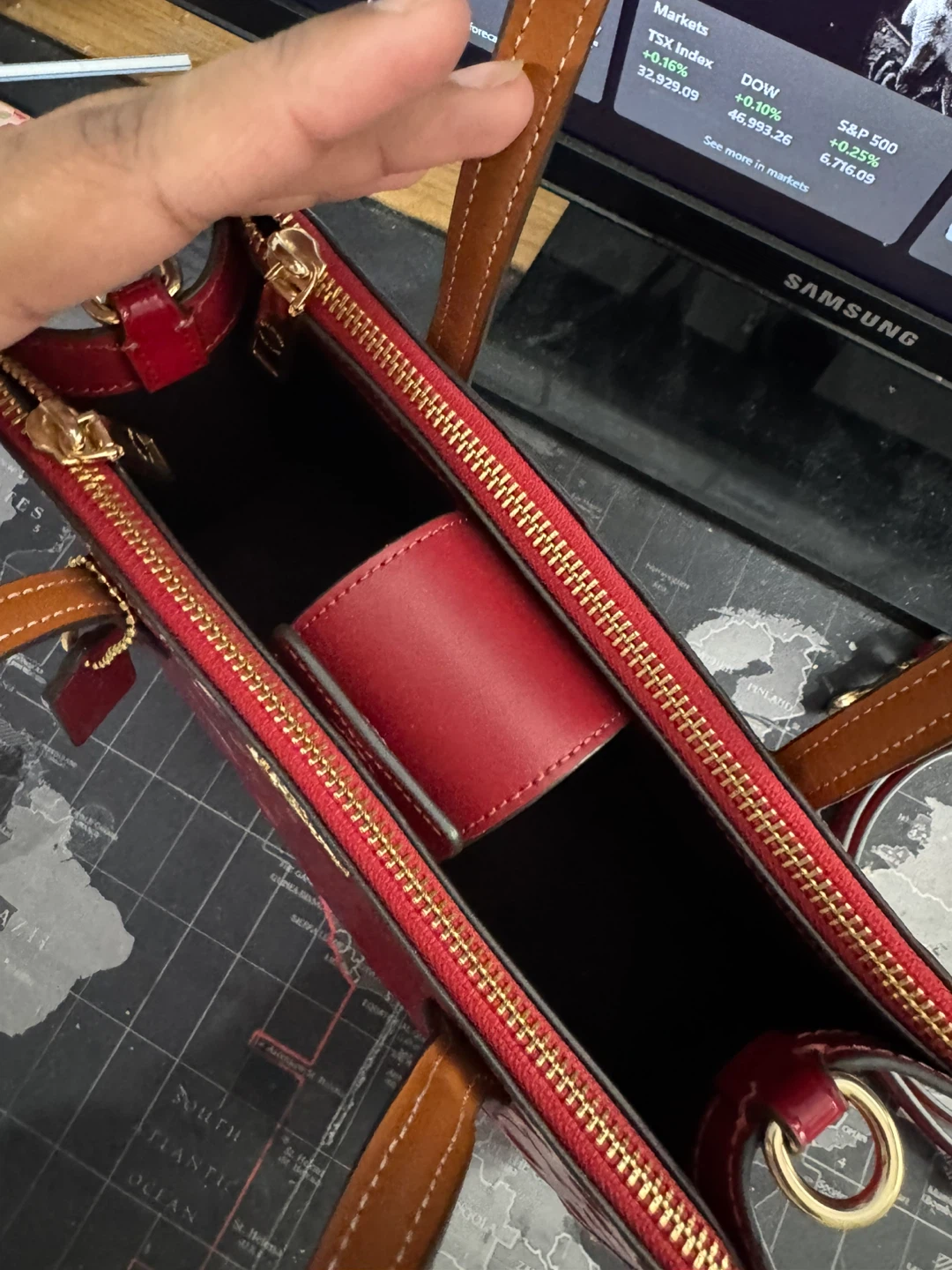 Brand New Red Coach Purse - photo 5