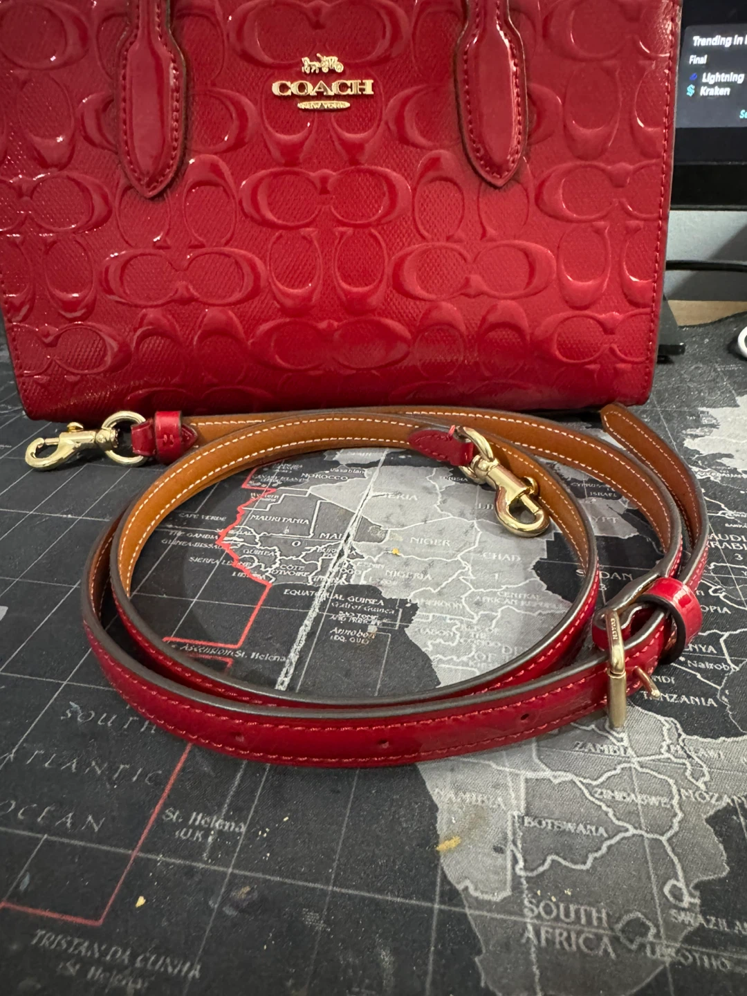 Brand New Red Coach Purse - photo 4