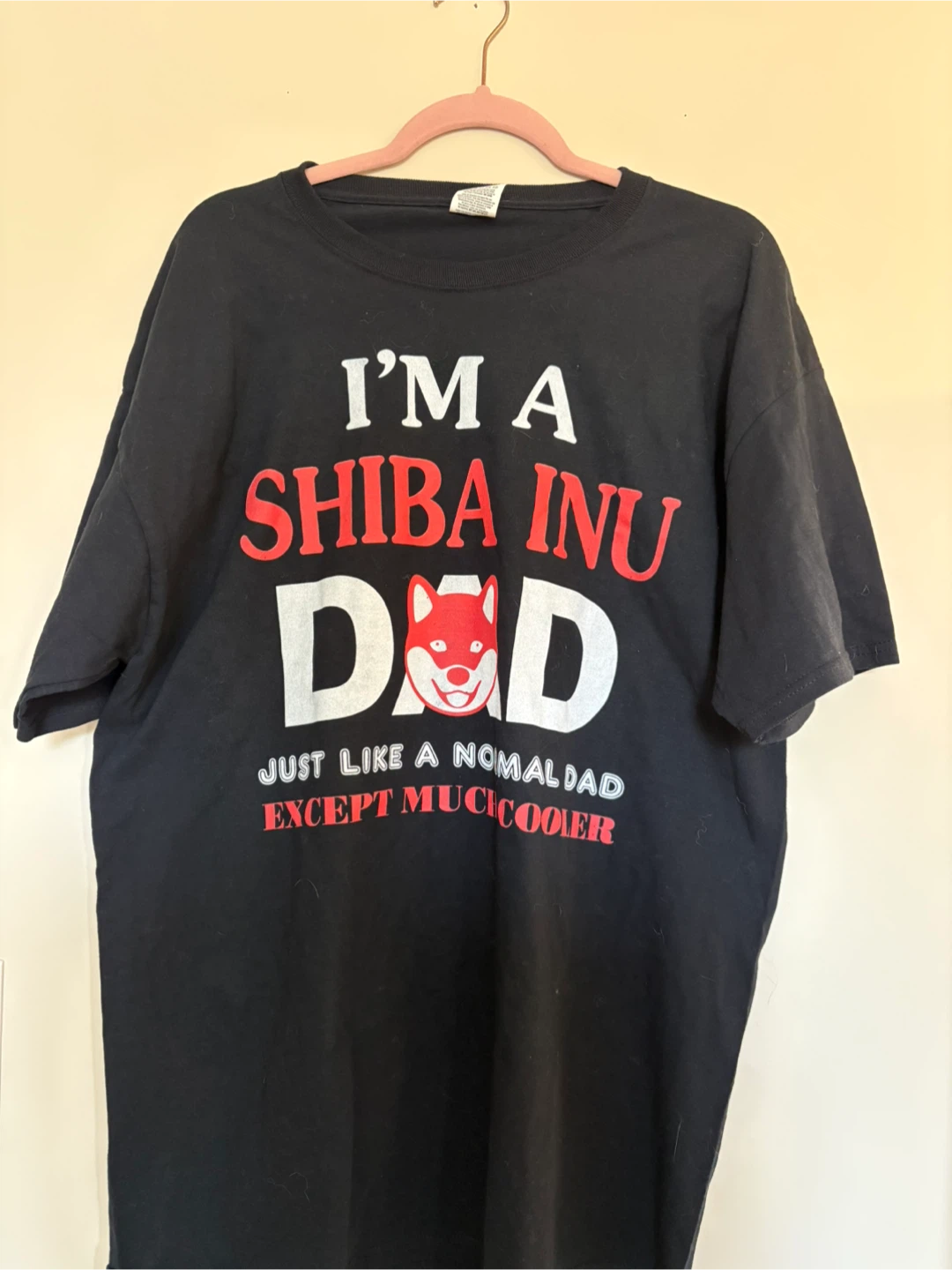 Black Gildan "I'm a Shiba Inu Dad" T-Shirt