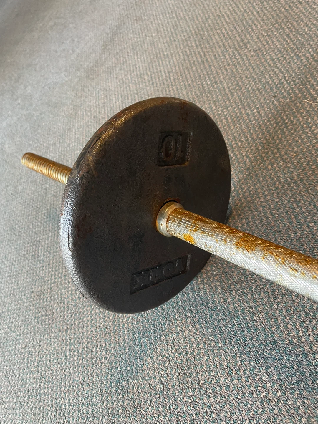 York 10lb Dumbbell Barbell Set - photo 3