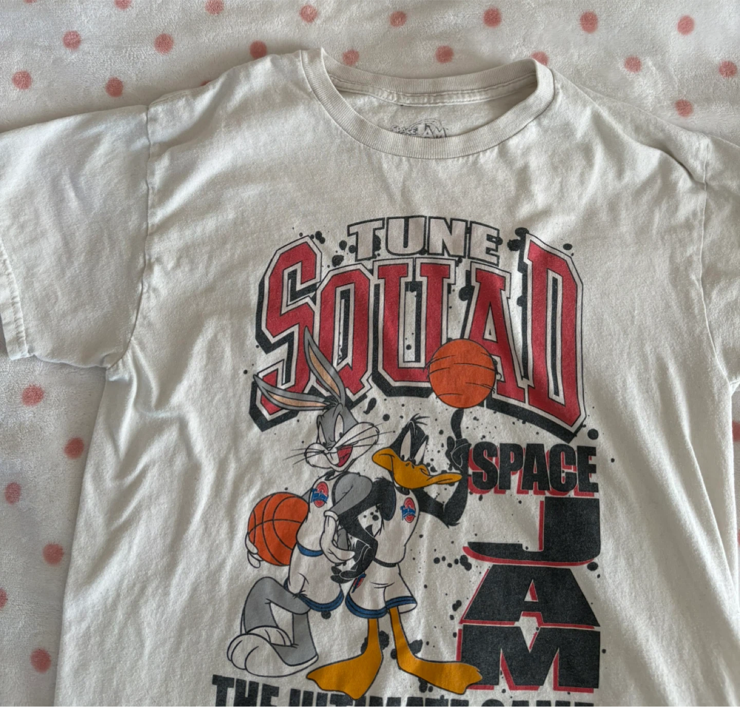 White Space Jam Tune Squad T-Shirt