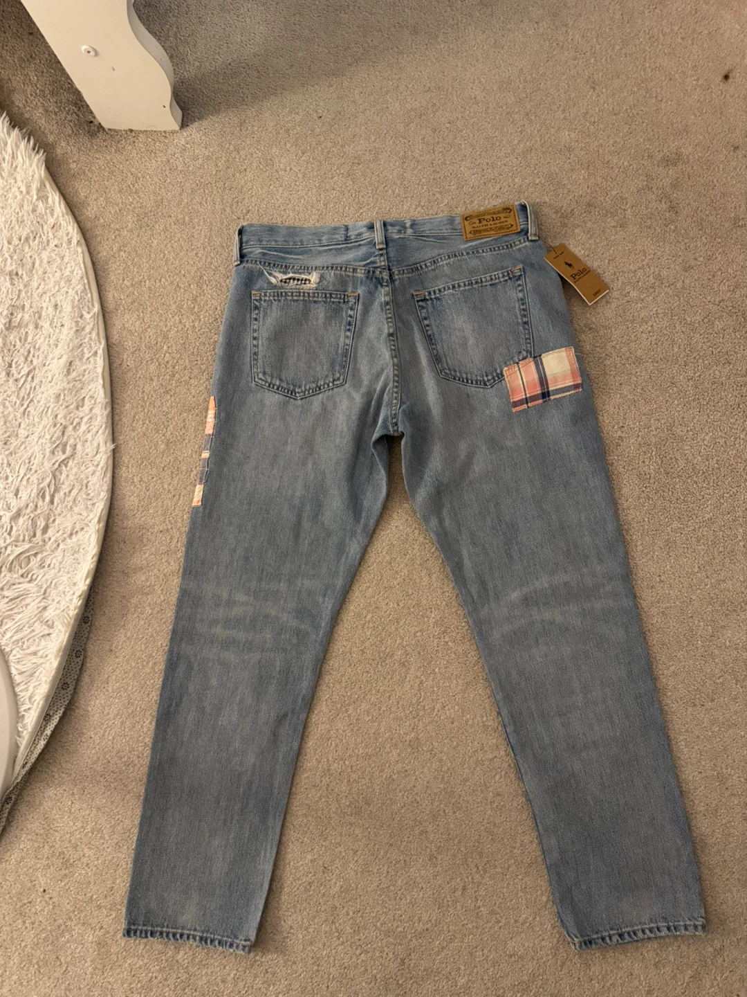 BRAND NEW Polo Ralph Lauren Patchwork Denim Jeans - photo 4