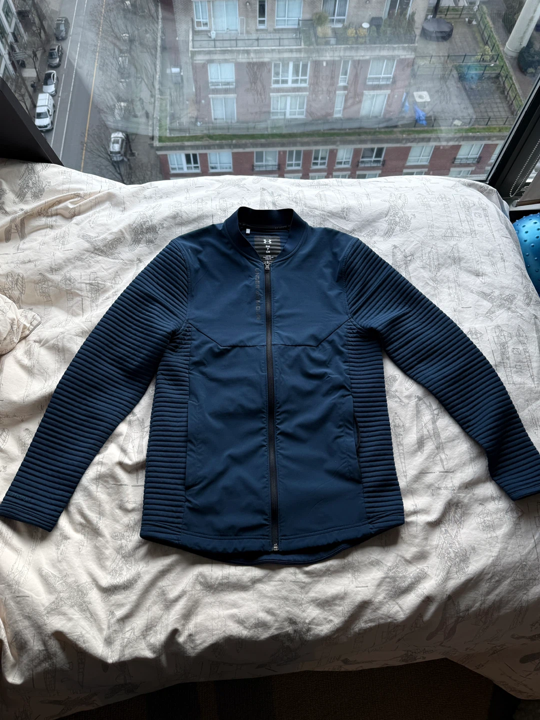 Under Armour Navy Blue Jacket Size Small