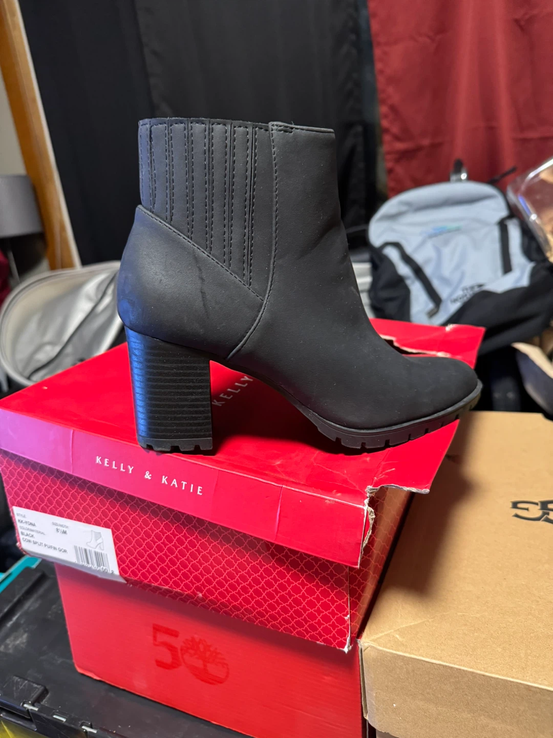 Forever "Bouncy-13" Black Knee-High Boots