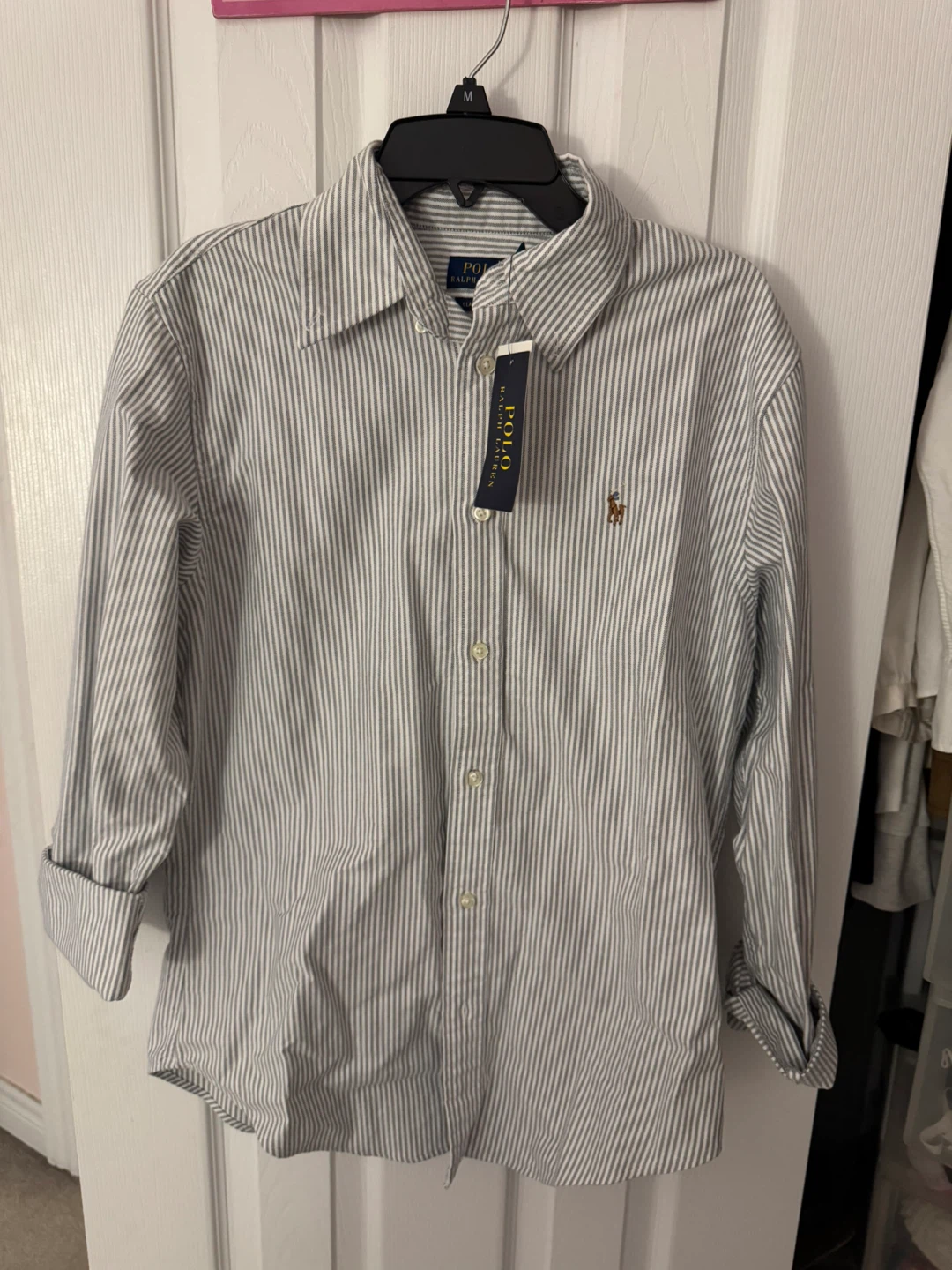 BRAND NEWPolo Ralph Lauren Classic Fit Striped Button-Up Shirt