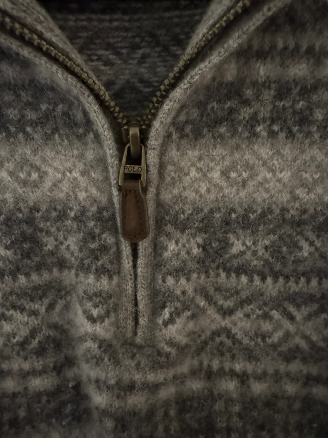 Polo Ralph Lauren Fair Isle 1/4 Zip Sweater - Size S - photo 3