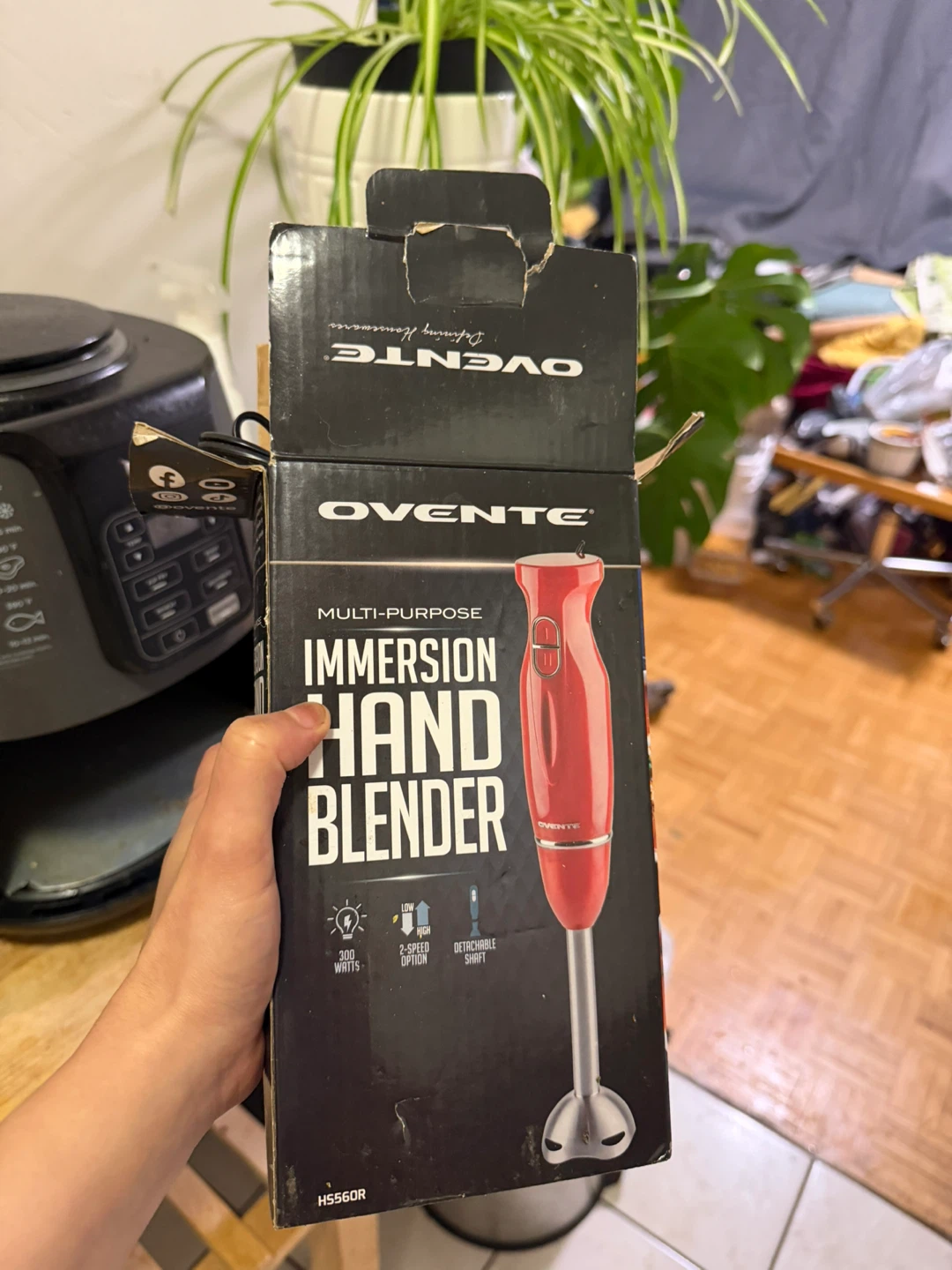 Ovente Multi-Purpose Immersion Hand Blender