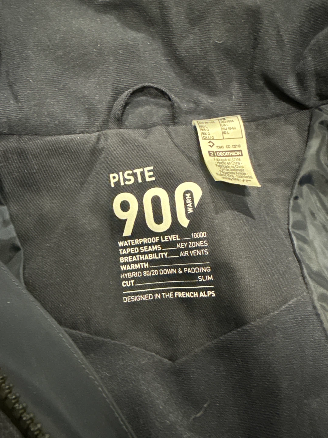 Piste 900 Warm Navy Blue Puffer Jacket - photo 3