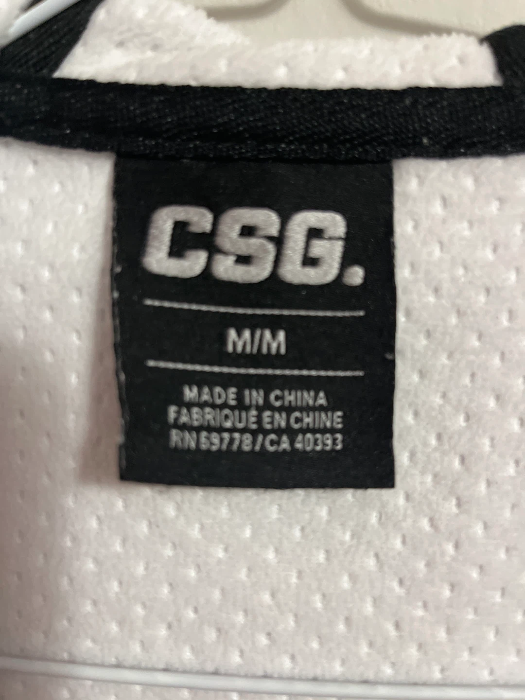 CSG White Full Zip Hoodie Jacket M/M - photo 2
