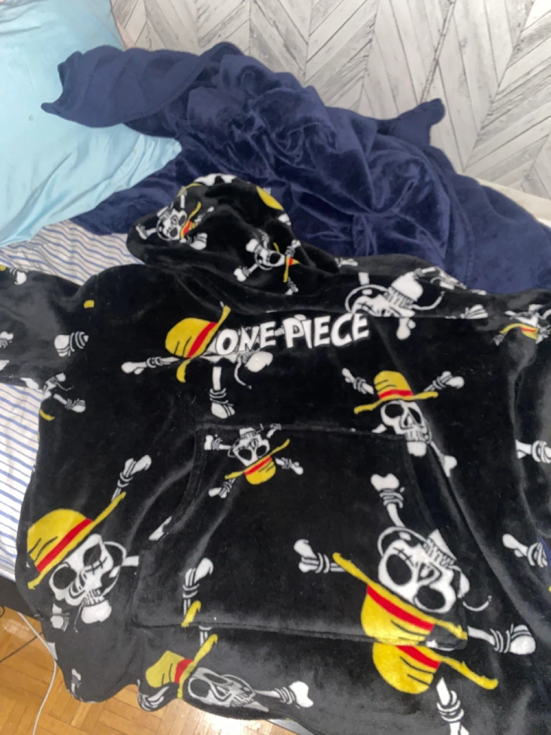 One Piece Hoodie Blanket