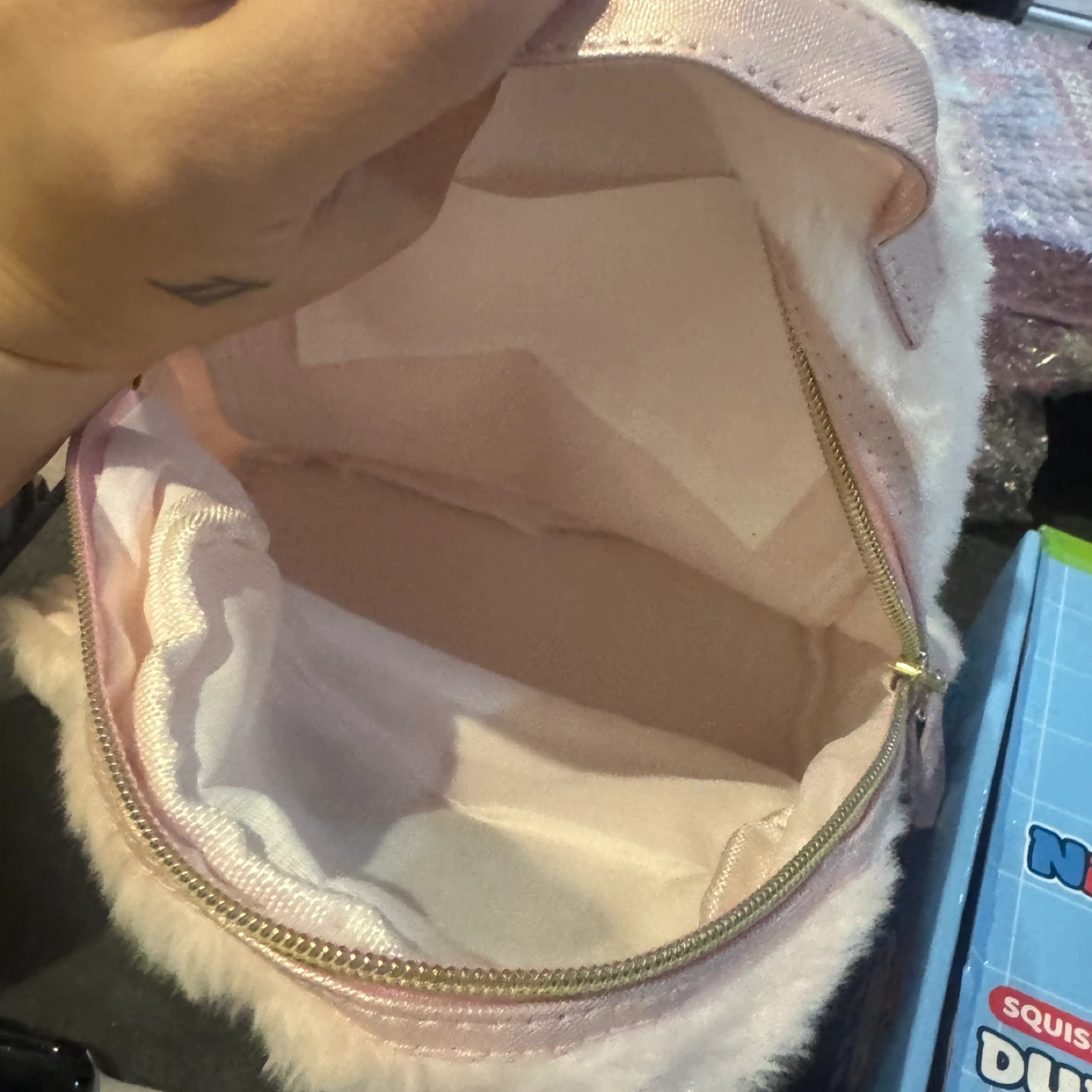 Pink Fluffy Melody and hello kitty Backpack