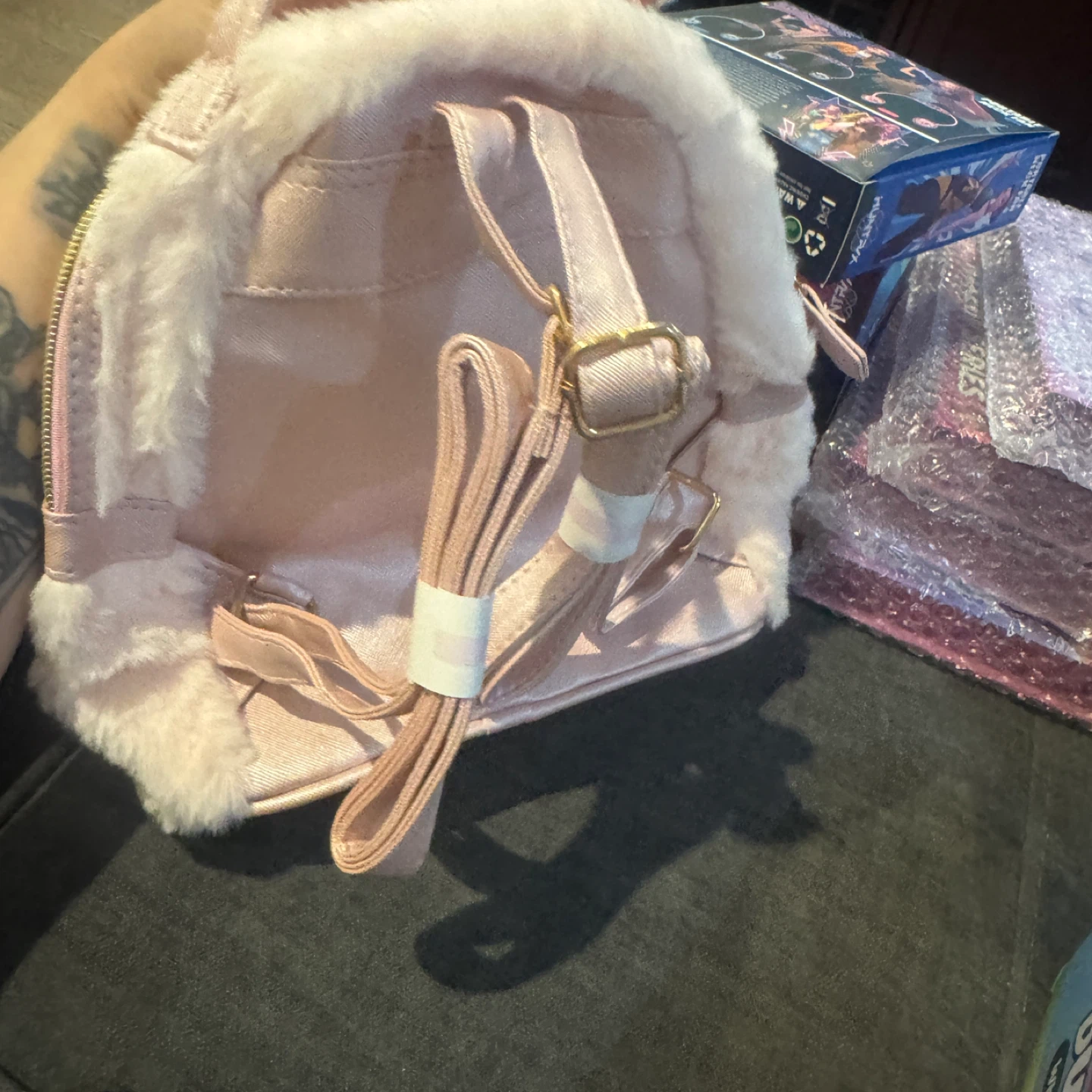 Pink Fluffy Melody and hello kitty Backpack - photo 3