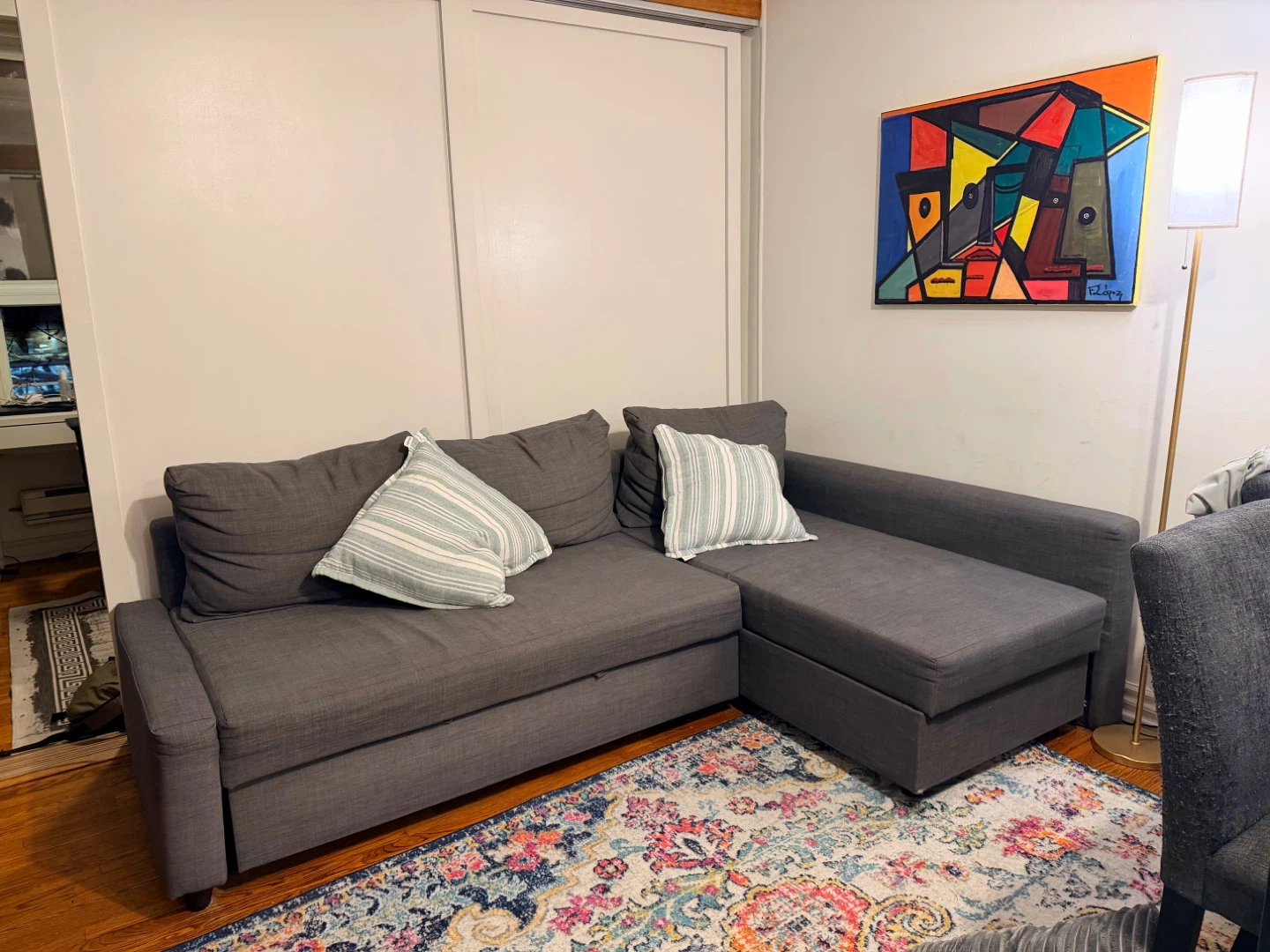 IKEA FRIHETEN Corner Sofa-Bed with Storage