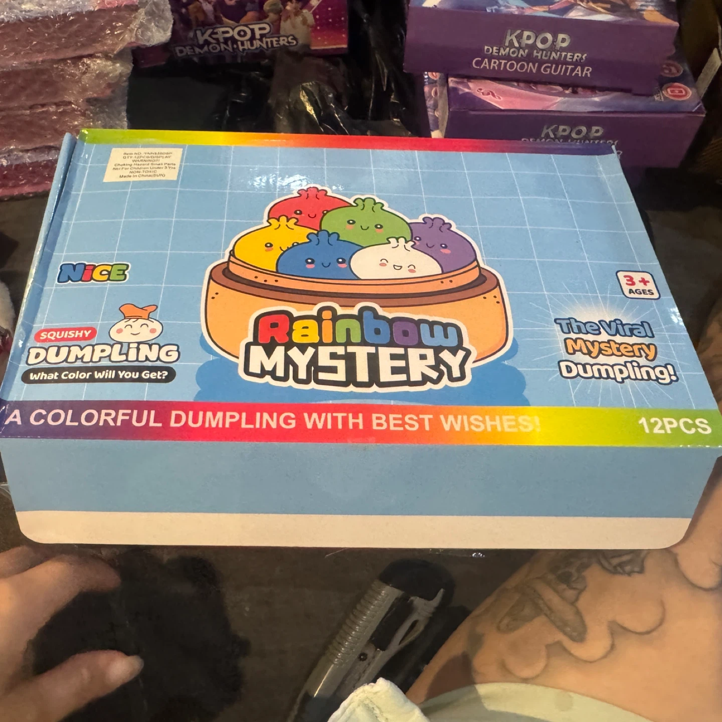 Squishy Rainbow Mystery Dumpling Toy
