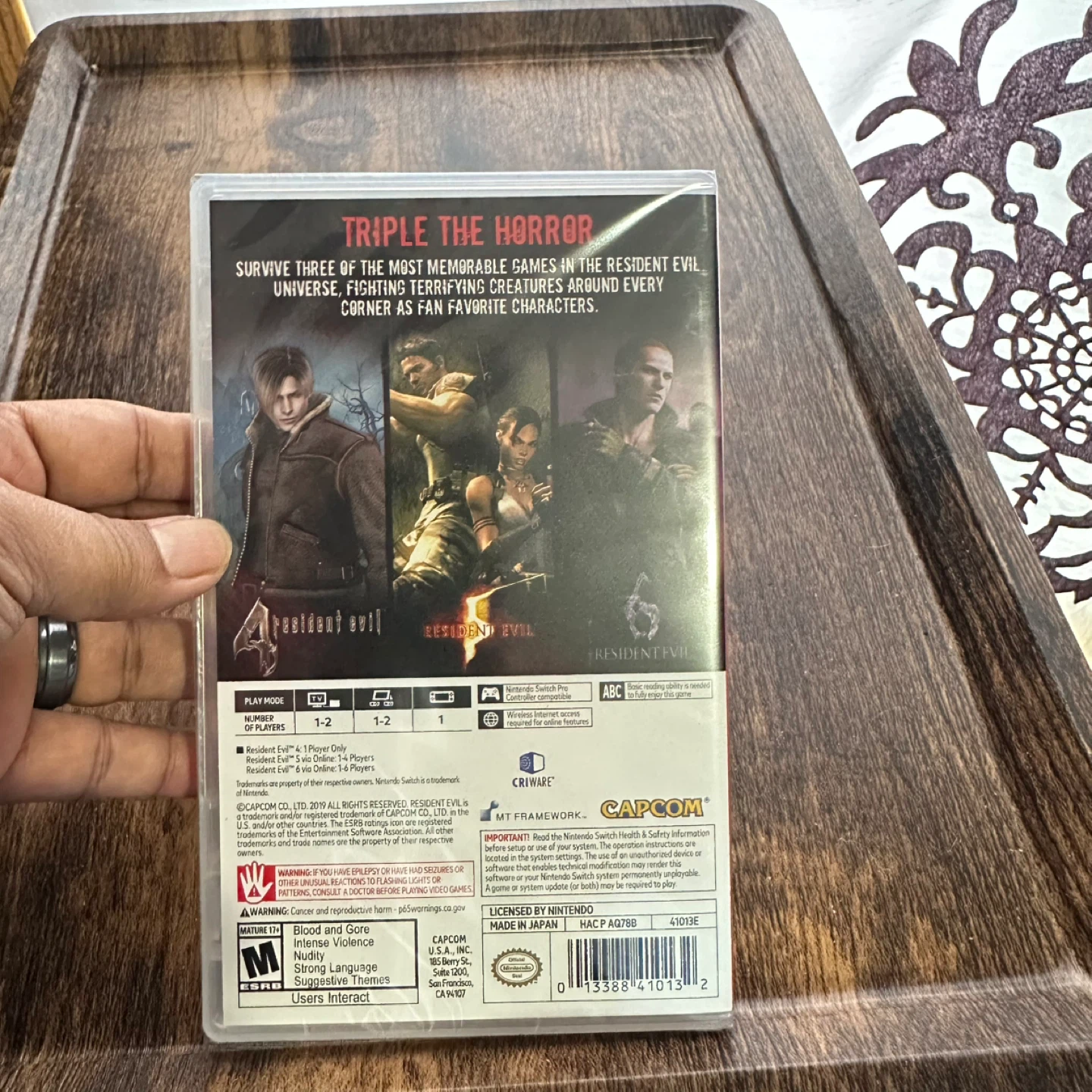Resident Evil Triple Pack Nintendo Switch Game - photo 2