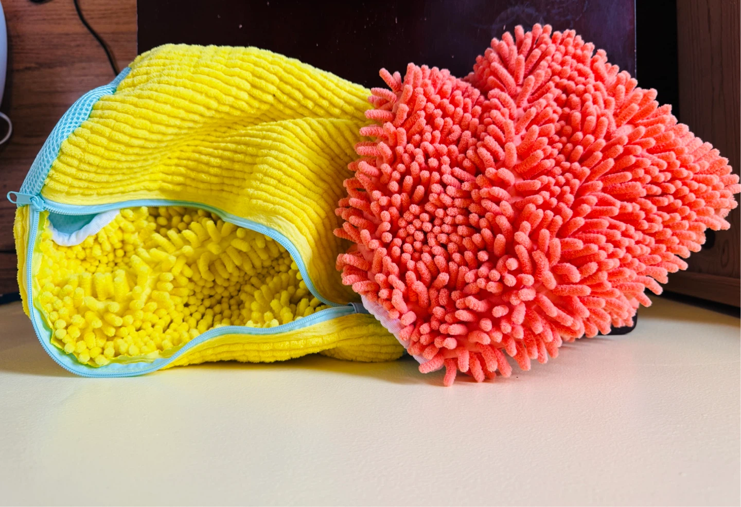 Shoe Washing Bag with Microfiber / Shoes Washing