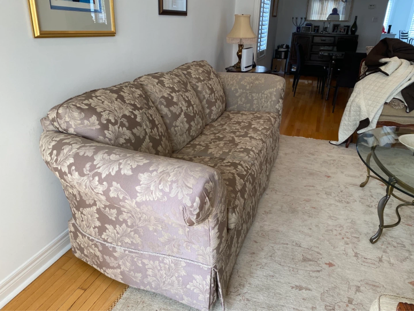 Floral Print Sofa