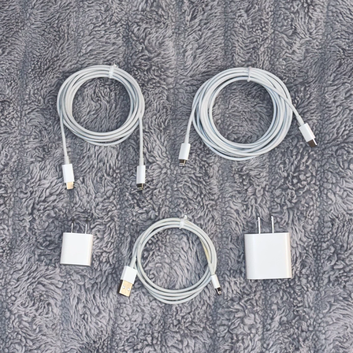Charging Cables + Adapters
