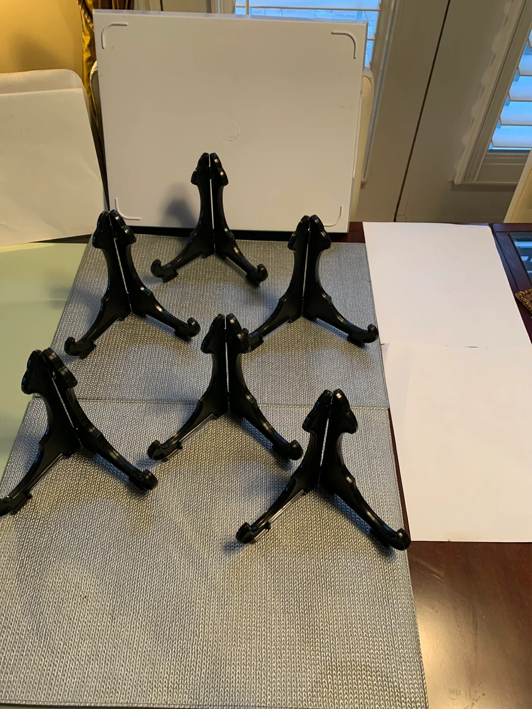 Black Decorative Plate Stands (Sets of 6 ) - photo 2