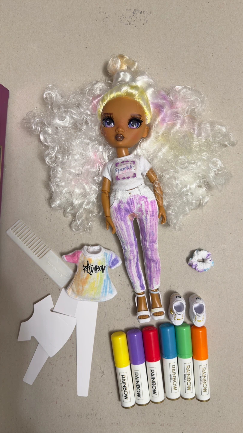Rainbow High Color & Create Doll