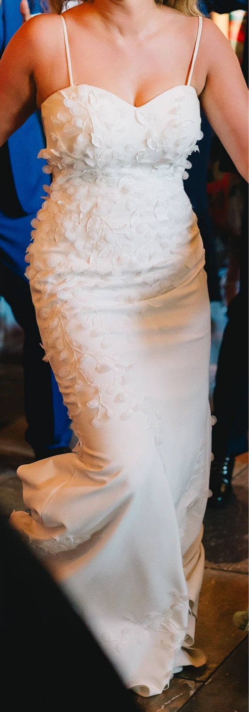Ivory Strapless Wedding Dress - photo 2