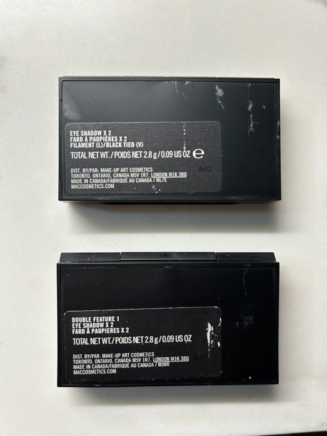 MAC Eye Shadow x2 - Filament/Black Tied & Double Feature 1 - photo 2
