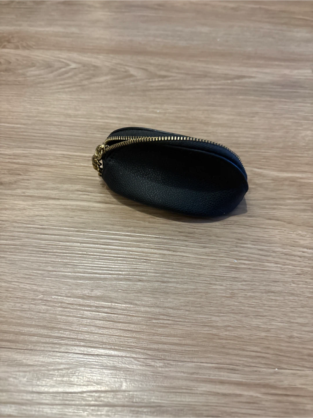 Love & Lore Black Faux Leather Coin Pouch with Keychain - photo 2