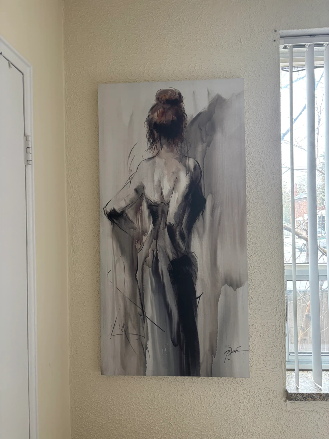 Abstract Woman Canvas Wall Art