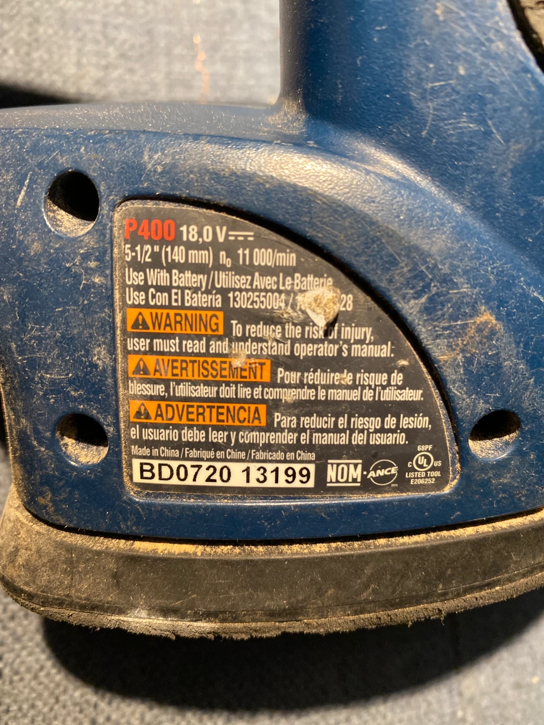 Ryobi P400 18V Orbital Sander - photo 2