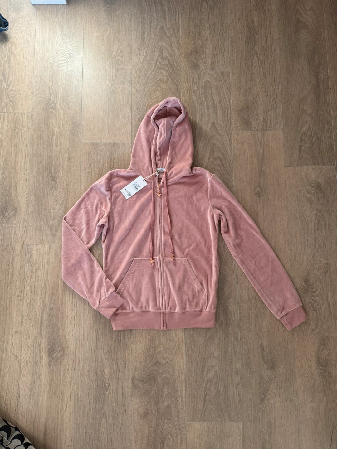 Sugarfree Rose Zip-Up Hoodie - Size M New